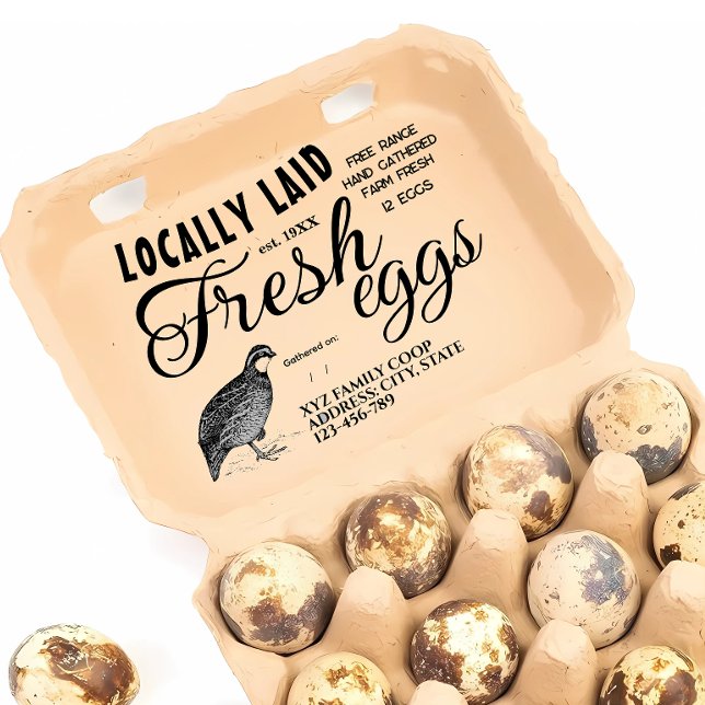 Carimbo de ovo de codorniz personalizado (Criador carregado)