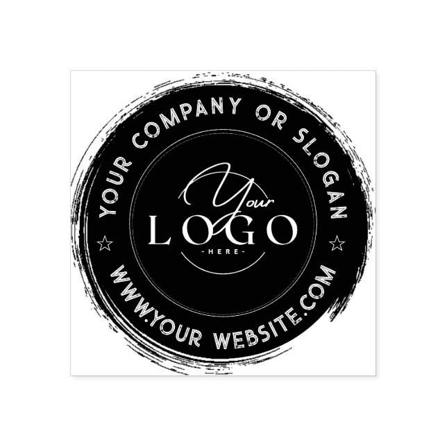 CARIMBO DE REDES ELEGANTE | Logotipo comercial per (Impressão)