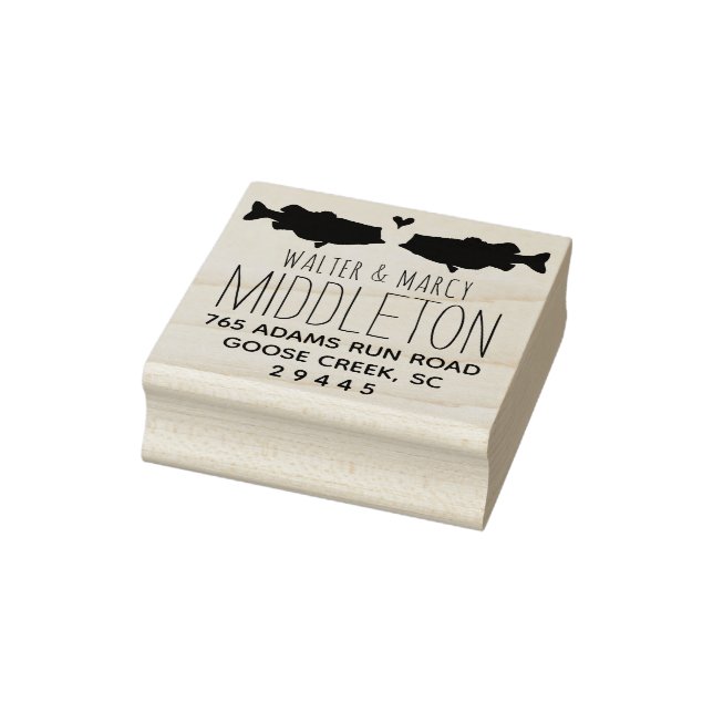 Carimbo de Residência de Peixes - Animais de Casam (Carimbo)