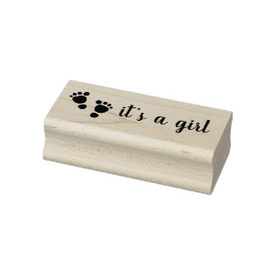 Carimbo de Revisão do Gênero do Chá de fraldas Per