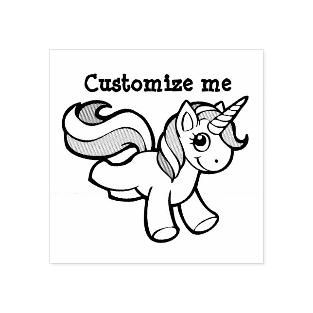 Carimbo de unicórnio (Impressão)