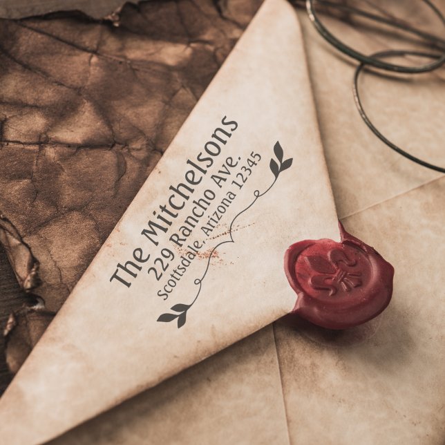 Carimbo do Endereço de Retorno do rico (Criador carregado)