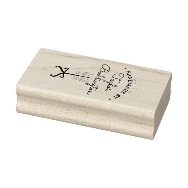 Carimbo do nome da moda feita à mão (Carimbo)