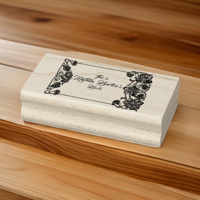 Carimbo Floral de Propriedade de Borda (Criador carregado)