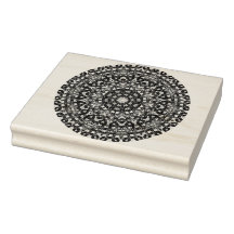 Carimbo Medalhão de Borracha do Círculo Celular