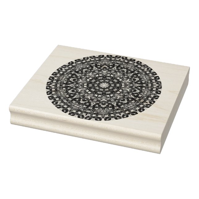 Carimbo Medalhão de Borracha do Círculo Celular (Carimbo)