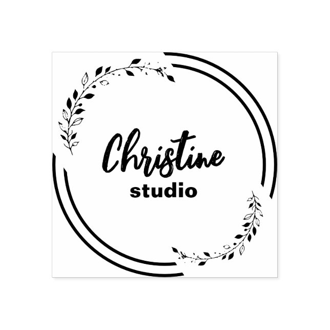 Carimbo personalizado, carimbo personalizado, logo (Impressão)