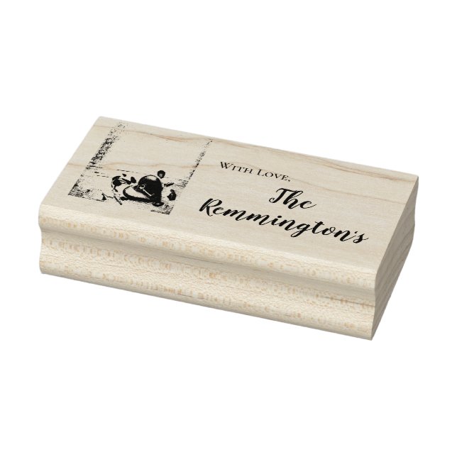 Carimbo Personalizado Chave da Madeira do País par (Carimbo)