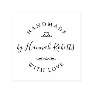 Carimbo Personalizado De Autocolagem Feita À Mão