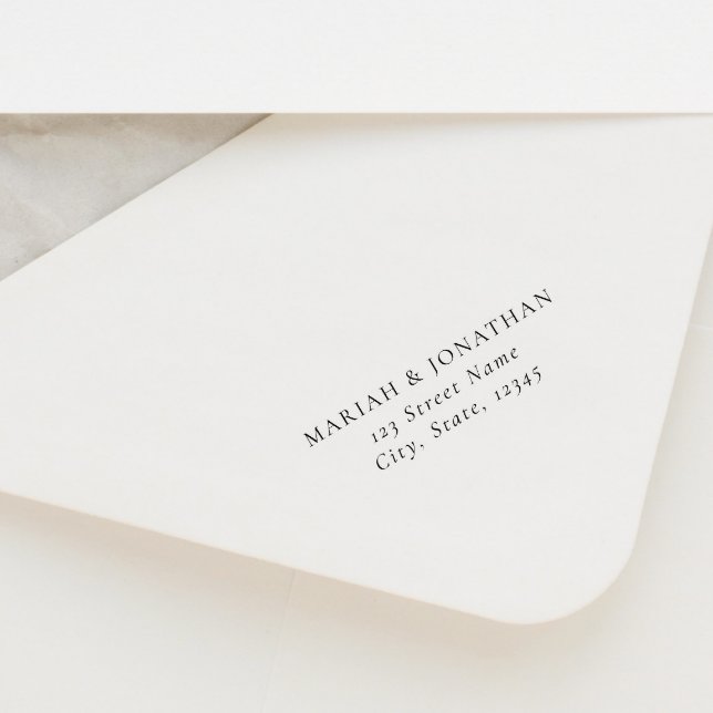 Carimbo Personalizado de Autoimpressão de Endereço (Criador carregado)