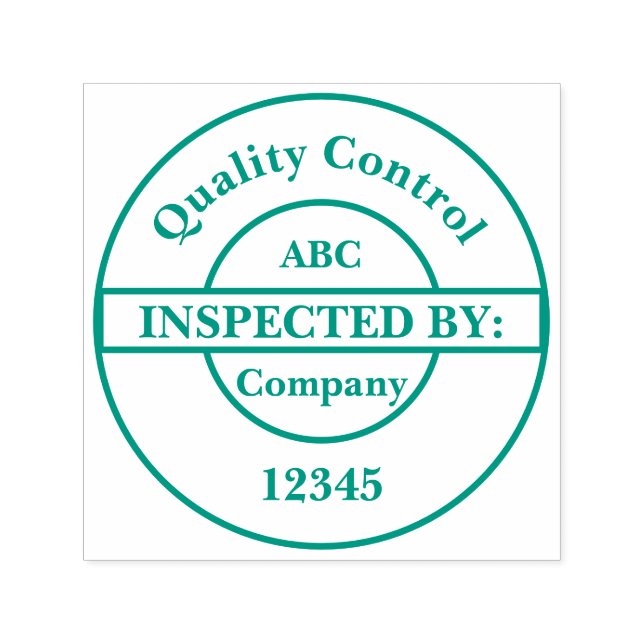 Carimbo Personalizado De Autoscolagem De Controle  (Design)