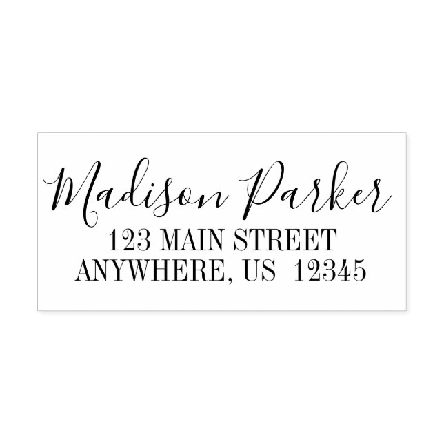 Carimbo Personalizado de AutoTinta do Nome do Scri (Design)