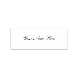 Carimbo Personalizado de Borracha de Madeira