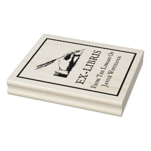 Carimbo Personalizado Ex-Libris Wooden