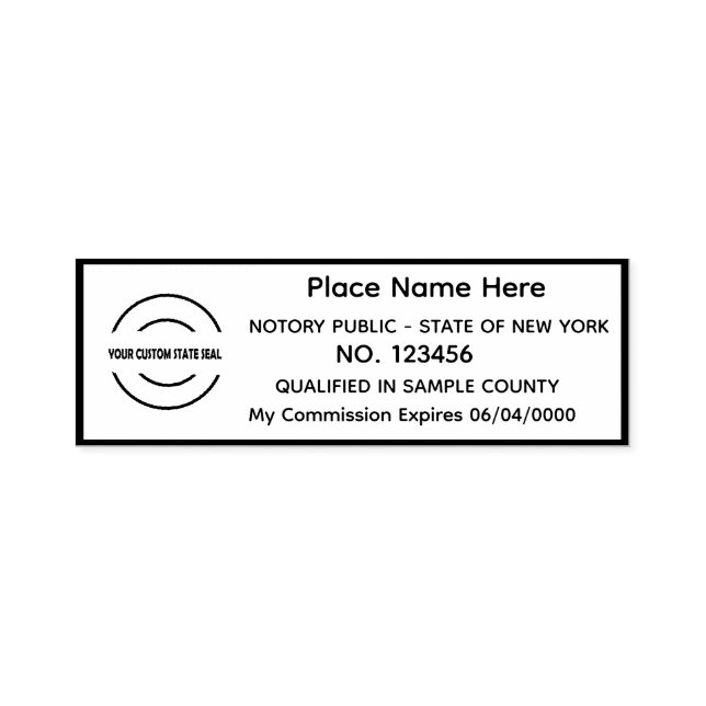 Carimbo Personalizado Notário Público Personalizad (Design)