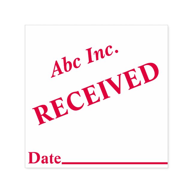 Carimbo Recebido (Design)