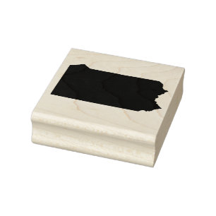 Carimbo Sólido de Borracha do Estado da Pensilvâni