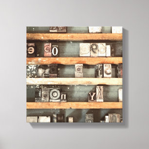 carimbos de blocos de impressão antigos