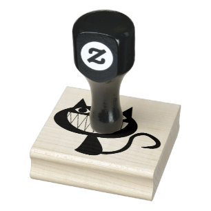 CARIMBOS DE BORRACHA DE GATO PRETO