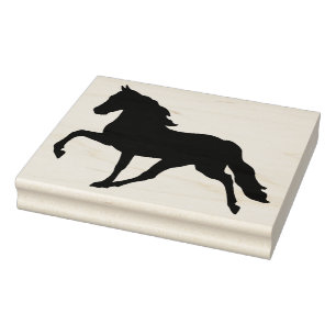 Carimbos de Borracha de Madeira - Cavalo