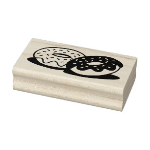 Carimbos de borracha de rosquinha