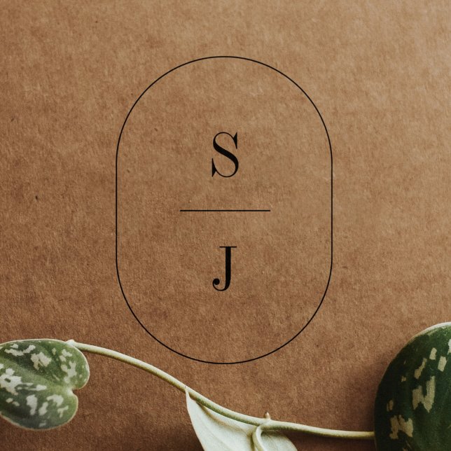 Carimbos de Borracha para Casamento Únicos Boho co (SHYLAH Monogram Boho Unique Wedding Rubber Stamps)