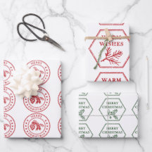 Carimbos de Correio Aéreo Vintage: Molhando Folhas