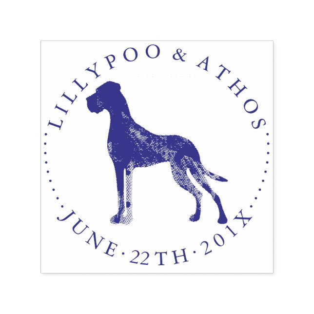 Carimbos de Grande Dane Artísticos (Design)