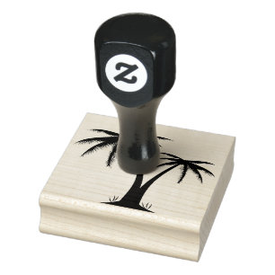 Carimbos de madeira/Palmeiras