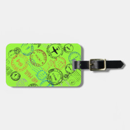 Carimbos de Passaporte Etiquetas de Bagagem