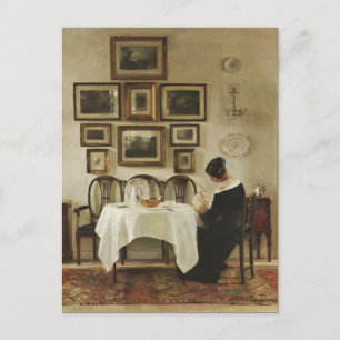 Carl Holsøe Madre e filho CC0570 Cartão postal