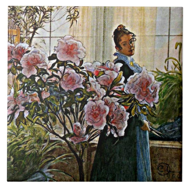 Carl Larsson - Azalea, (Frente)