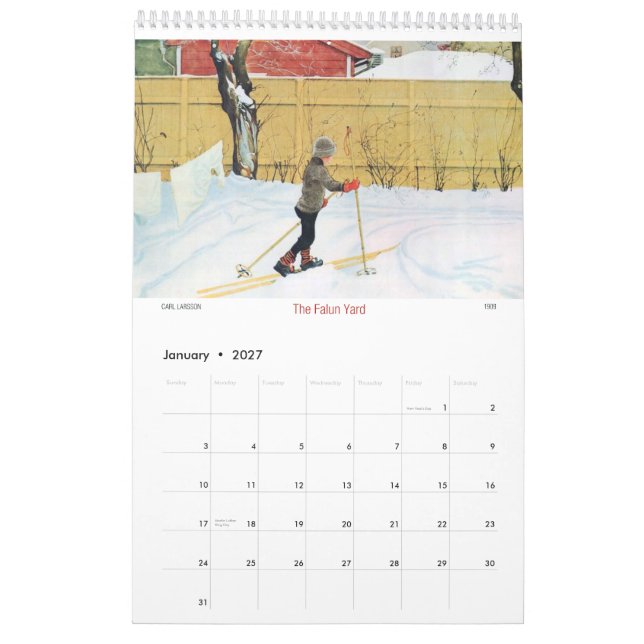 Carl Larsson fora do calendário das portas 2015 (Jan 2027)