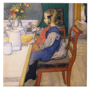 Carl Larsson, o infeliz café da manhã da última ri