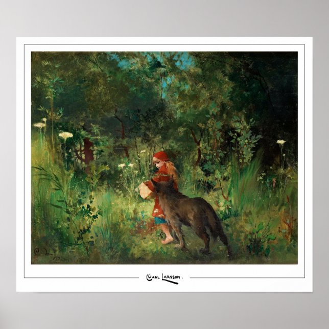 Carl Larsson Zedign Art Poster #9 (Frente)