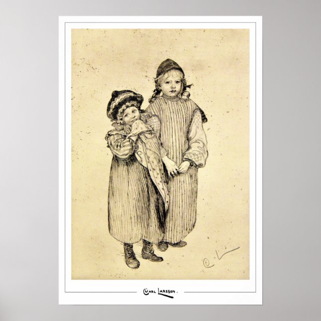 Carl Larsson Zedign Art Poster nº 190 (Frente)