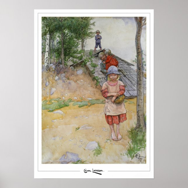 Carl Larsson Zedign Art Poster nº 352 (Frente)