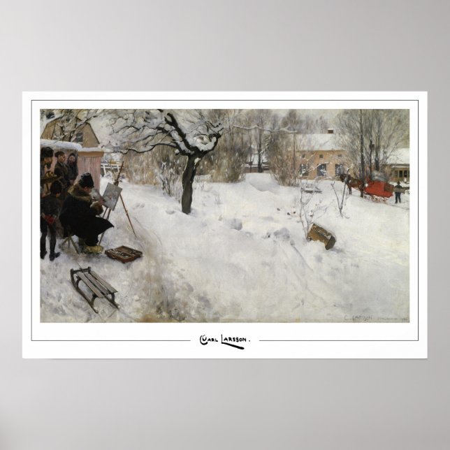 Carl Larsson Zedign Art Poster nº 88 (Frente)