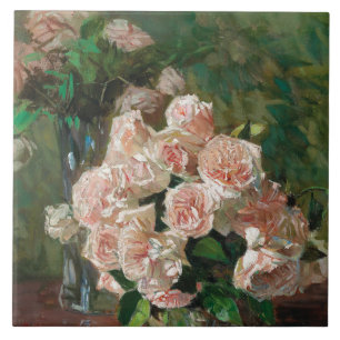 Carl Moll Vintage White Roses