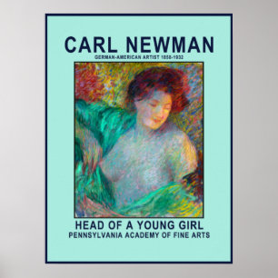 Carl Newman Young Girl Poster