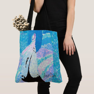 Carl o Flamingo Azul Just Dahl Tote