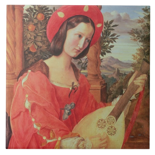 Carla Bianca von Quandt, c.1820 (óleo em canvas) (Frente)