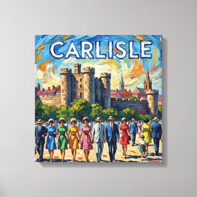 Carlisle Castle Historic Monument Stretched Canvas (Frente)