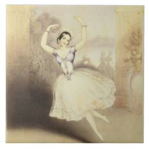 Carlotta Grisi (1819-99) no balé do Peri