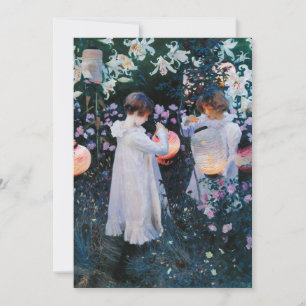 Carnação, Lily, Lily, Rosa   John Singer Sargent