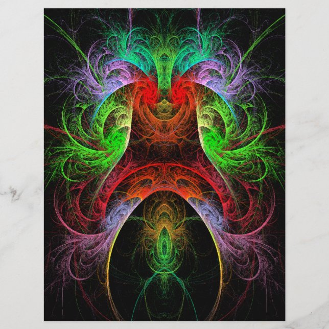 Carnaval Abstrato Art Letterhead (Frente)