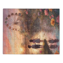 Carnaval ao pôr do sol