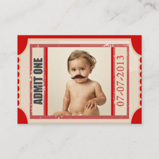 Carnaval - Bilhete de Aniversário Convide Cartão C