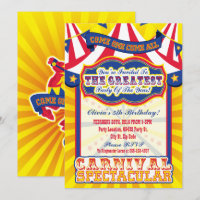 Carnaval - Convites Espetaculares de Aniversário