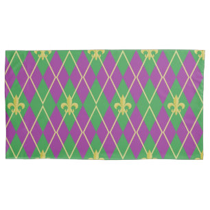 Carnaval de Argyle Pillowcase